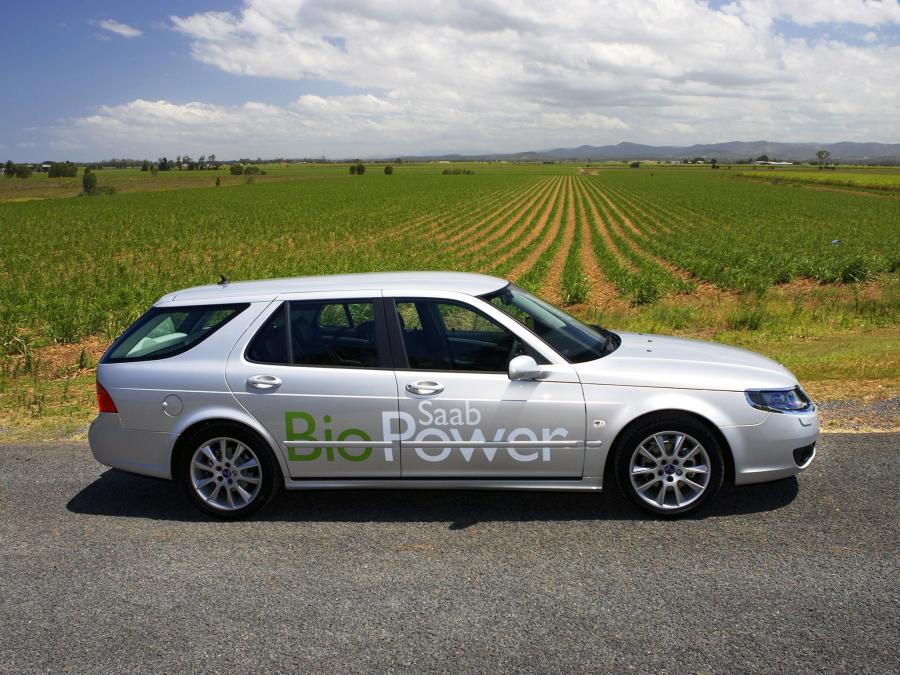  Saab 9-5 BioPower SportCombi 2008 года  (фото 11 из 16)